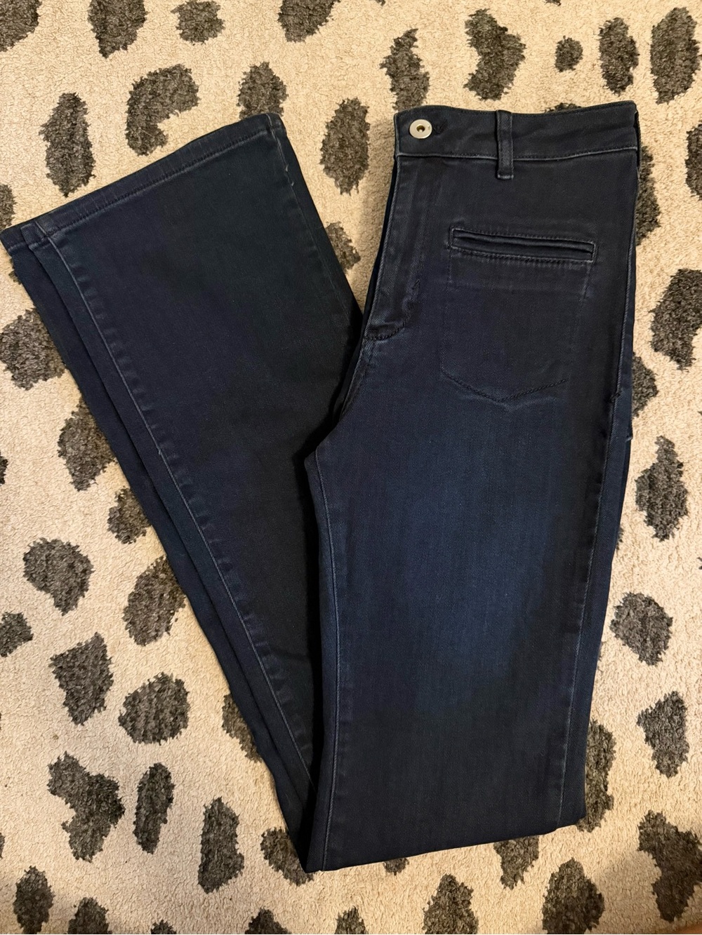 Pilcro Dark Wash High Waist Jeans